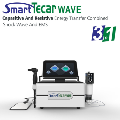 3 dans 1 machine d'onde de choc de la diathermie SME de Tecar pour la physiothérapie de corps pour la blessure de sport et l'effet de cellulites
