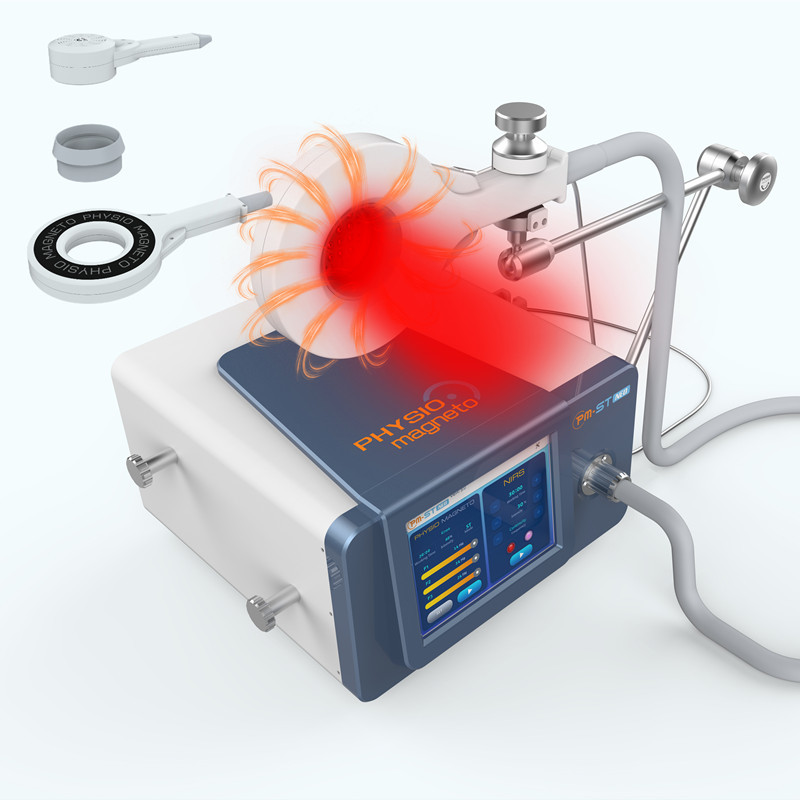 Machine de magnétothérapie 620NM avec système de refroidissement par eau 4 Tesla Dispositif de thérapie de soulagement de la douleur Physio Magneto