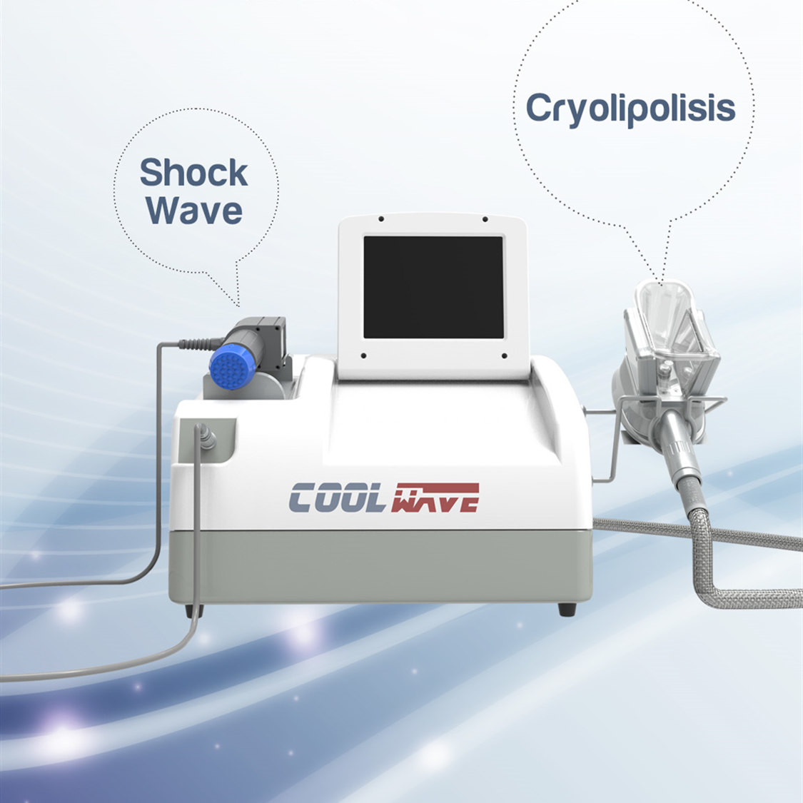 Machine de congélation de Cryolipolysis de vague fraîche grosse pour la réduction de cellulites non envahissante
