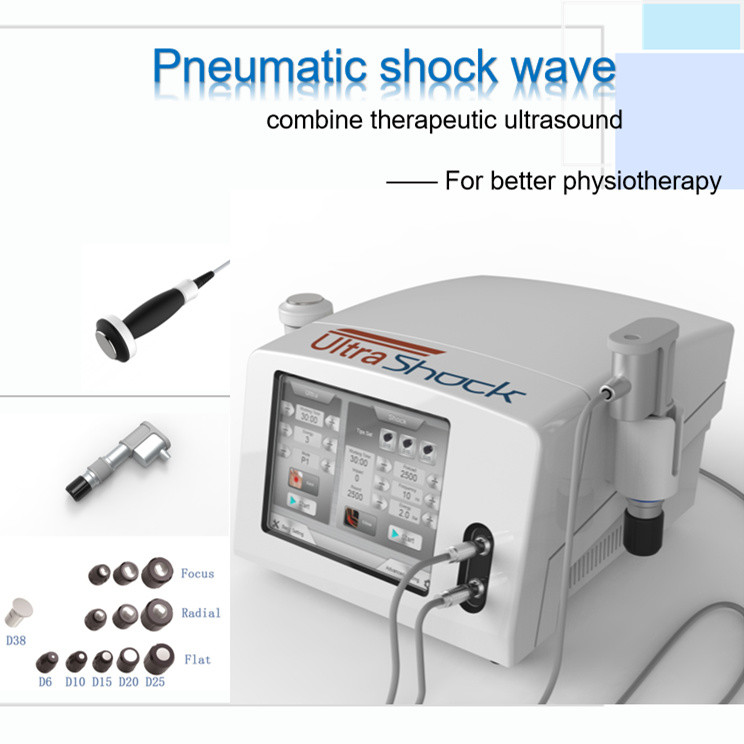 Machine d'onde de choc de physiothérapie d'ultrason, machine de thérapie d'onde de choc de pression atmosphérique