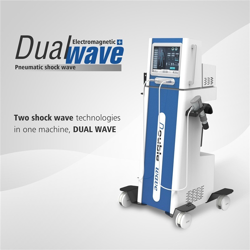 Machine électromagnétique de thérapie d'onde de choc pneumatique verticale de clinique pour la récupération de blessure de sports