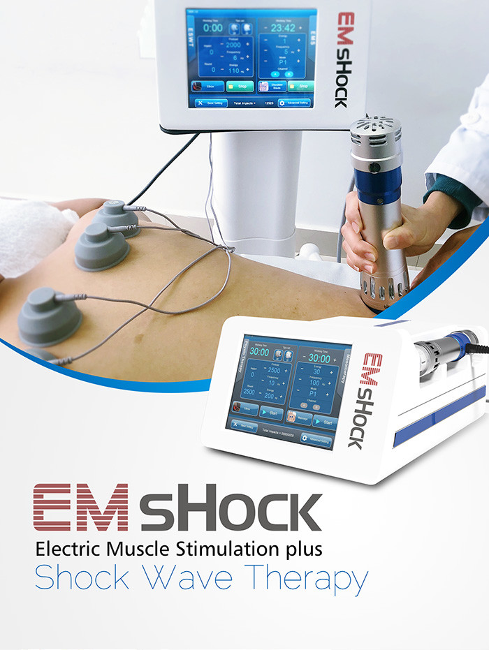 Stimulation de soufflage de muscle de thérapie d'EWST de machine de pierre électromagnétique d'onde de choc