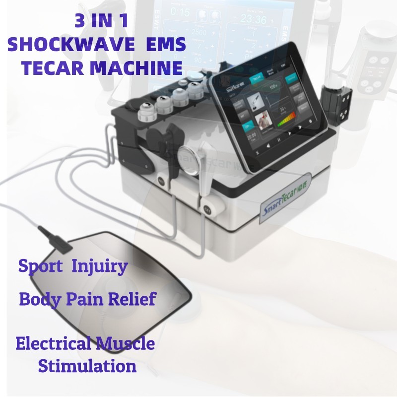Dispositif de physiothérapie de machine de thérapie de Tecar d'onde de choc de SME pour le sport Injuiry